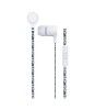 Casti Audio In-Ear Maxell CORDZ, Albe, Microfon, Jack 3.5mm, 20Hz-20kHz, Impedanta 18&Omega;, Sensibilitate 100dB