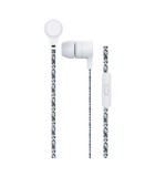 Casti Audio In-Ear Maxell CORDZ, Albe, Microfon, Jack 3.5mm, 20Hz-20kHz, Impedanta 18&Omega;, Sensibilitate 100dB