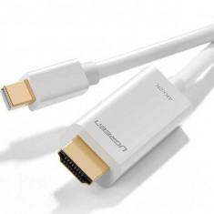 Cablu video UGREEN MD101 Mini DisplayPort tata - HDMI tata, 4K, 1.5m, Alb foto