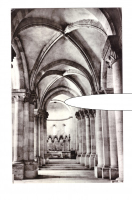 CP Alba Iulia - Interior din catedrala romano-catolica, RSR, necirculata foto