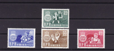 ROMANIA 1963 LP 555 CAMPANIA MONDIALA IMPOTRIVA FOAMETEI SERIE MNH foto
