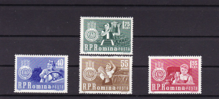 ROMANIA 1963 LP 555 CAMPANIA MONDIALA IMPOTRIVA FOAMETEI SERIE MNH