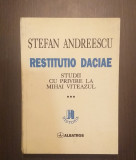 STUDII CU PRIVIRE LA MIHAI VITEAZUL - STEFAN ANDREESCU - DEDICATIE SI AUTOGRAF