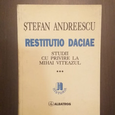 STUDII CU PRIVIRE LA MIHAI VITEAZUL - STEFAN ANDREESCU - DEDICATIE SI AUTOGRAF