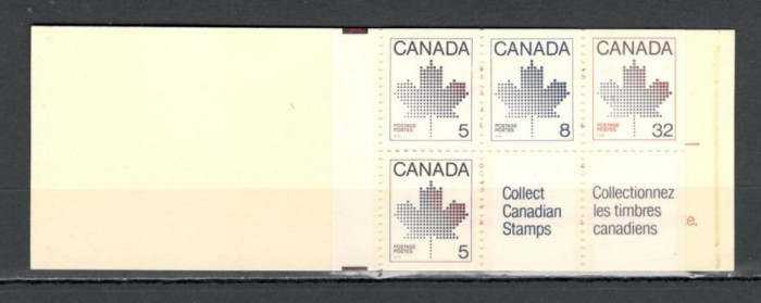 Canada.1983 Frunza de artar carnet SC.48