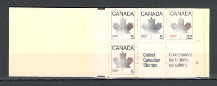 Canada.1983 Frunza de artar carnet SC.48