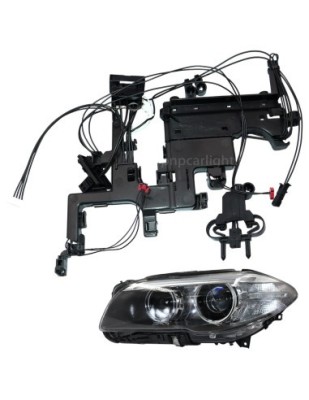 Cablaj far stanga pentru BMW Seria 5 F10/F11 cu Facelift fara AFS (2014-2017) - 63117343907 / 63117343911 foto