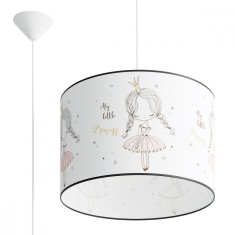Lampă Suspendată Princess Multicoloră Pvc 1 Bec Oval Modern De Interior foto
