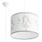Lampă Suspendată Princess Multicoloră Pvc 1 Bec Oval Modern De Interior