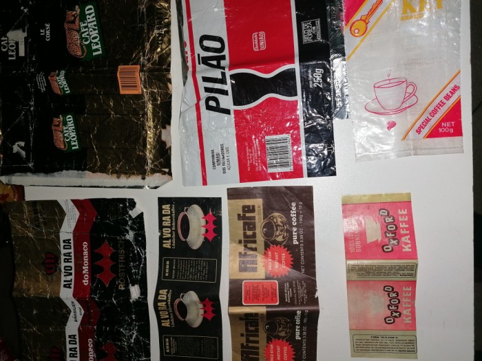 LOT 7 AMBALAJE VECHI CAFEA
