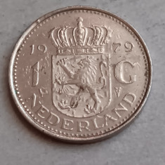 M3 C50 - Moneda foarte veche - Olanda ante euro - 1 gulden - 1979