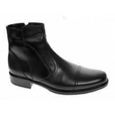 Ghete barbati imblanite, elegante, din piele naturala, cu fermoar, imblanite GMODN