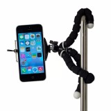 Trepied flexibil, ajustabil pentru telefon camera cu cap rotativ, Negru, Oem