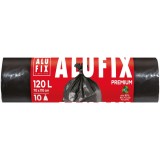 Saci menajeri / gunoi Alufix Professional, negru, 120L, 10 buc