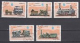 A12 S1 25 - Timbre foarte vechi - Cuba - locomotive de epoca - 1986, Transporturi, Stampilat