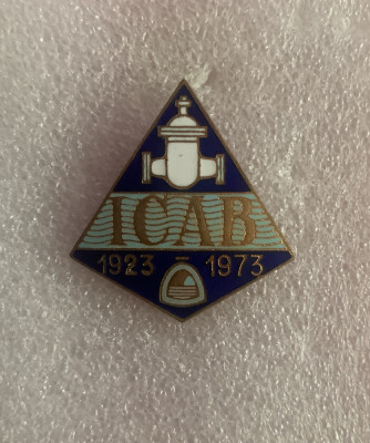 Insigna ICAB 1923-1973 foto