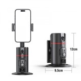 Gimbal Inteligent 360⁰ cu Urmarire Faciala TrendiShop&reg;, Urmarire Automata, Wifi, Dimensiuni Mici, Portabil, Telecomanda Inclusa, AI Tracking, Suport S