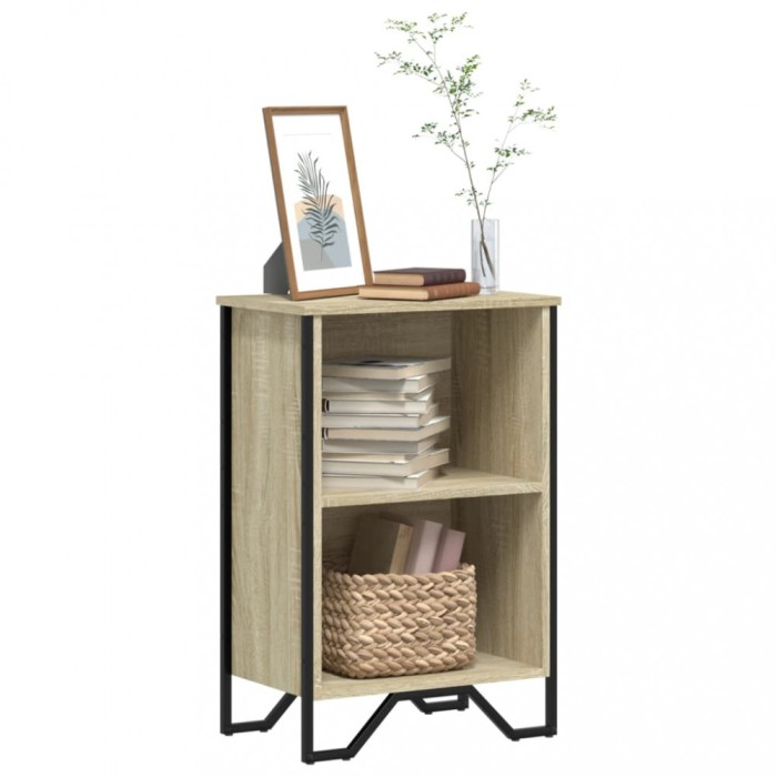 Gossi biblioteca, stejar sonoma, 50x31x74,5 cm, lemn prelucrat