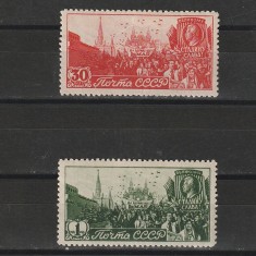 1 Mai Muncitoresc Mi.1117-1118 (Michel) URSS 1947