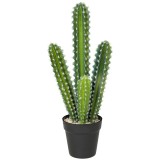 HOMCOM Plantă artificială Cactus 53 cm &icirc;n ghiveci pentru casă, birou | Aosom Romania
