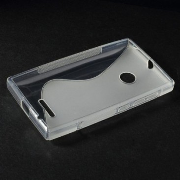 HUSA SILICON S-LINE MICROSOFT LUMIA 532 TRANSPARENT foto