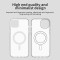 Husa iPhone 15 Asteroid GSM CandyCase MagSafe, alb - 6