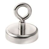 Magnet fishing neodym puternic D60 mm 120 KG carlig inelar ridicare gasire obiecte metalice fier pescuit