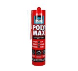 Adeziv pentru suprafete multiple, Bison Poly Max Polymer, interior / exterior, alb, 465 g