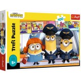 PUZZLE TREFL 100 PIESE MINIONII LA AEROPORT SuperHeroes ToysZone