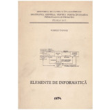 Vasile Tamas - Elemente de informatica - 129896