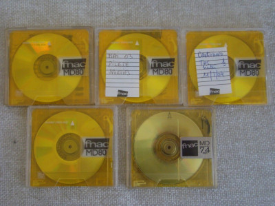 Lot 5 Minidisc-uri FNAC Folosite - 28 foto
