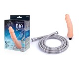Cap de dus irigator NMC Hydro Series Big Splash 15.2cm, Diametru 3.2cm, Material ABS Silicon Metal PVC, Culoare Natur Argintiu