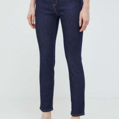 Weekend Max Mara jeans femei, culoarea bleumarin 2415180000000