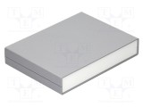 Carcasă GAINTA ABS gri &icirc;nchis IP54 225mm x 165mm x 40mm cu panou