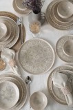 Keramika Set de vesela - Groundlace - 24 bucăți - 6 persoane - Ceramic
