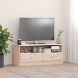 Dulap TV cu sertare &bdquo;ALTA&rdquo; 100x35x41 cm, lemn masiv de pin GartenMobel Dekor, vidaXL