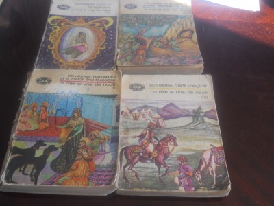 Set 1001 nopti BPT vechi - 4 volume -vol 1, 9,12,13- 1975-1978 foto