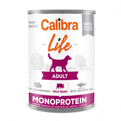 Calibra Dog Life Adult Wild Boar with Cranberries 400 g foto