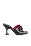 Saboti dama Mihai Albu din piele naturala Slave to Black, 35 - 41, Negru