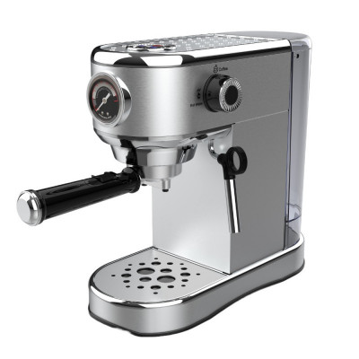 Espressor Oliver Voltz OV51171G, 1450W, 15 bar, 1L, Preincalzire Ceasca, Oprire Automata, Inox foto