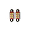 Set 2 Becuri LED Auto SOFIT 12V 5W, 12 SMD 4014, 300 lumeni, 6000K, 41mm