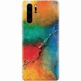 Husa silicon pentru Huawei P30 Pro, Colorful Wall Paint Texture