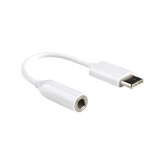 Adaptor USB C - Jack 3.5 mm 11 cm - Alb