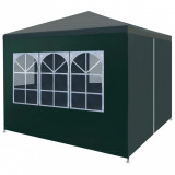 VidaXL Cort pentru petrecere, 3 x 3 m, verde