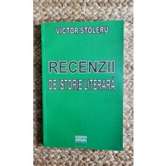 RECENZII DE ISTORIE LITERARA-VICTOR STOLERU
