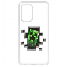 Husa Nokia G21 Silicon Transparenta Model Minecraft Creeper foto