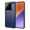 Husa Xiaomi 15 Techsuit Carbon Silicone, albastru