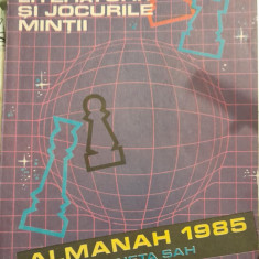 Literatura si jocurile mintii. Almanah 1985 Planeta sah