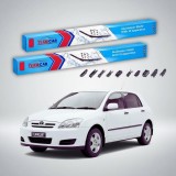Cumpara ieftin Ștergătoare Toyota Corolla E12 Hatchback 2002-2007 | Set Față Flat Premium &ndash; TeamCar&reg;