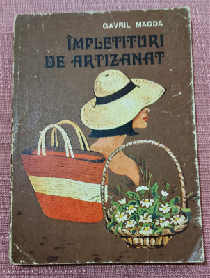 Impletituri de artizanat. Editura Tehnica, 1975 - Gavril Magda foto